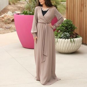 Chiffon maxi dress